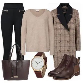 Outfit mit Blau Winterschuh Pikolinos "my time"
