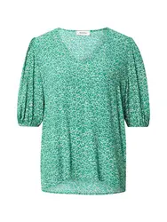 modström Bluse ''''Archer'''' grün / weiß
