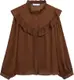 MANGO Bluse ''''Oslo'''' kastanienbraun