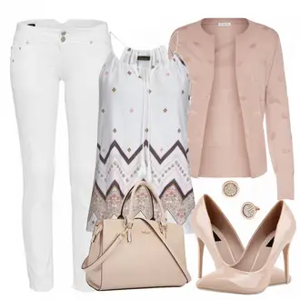 Metallic Outfit mit Grau High Heel Stiefelparadies "SunnyDay"