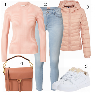 Outfit sa Bež Traper Jakna Only "Zimski Outfit"