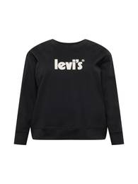 Levi's Plus Mikina 'PL Graphic Standard Crew' černá
