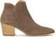 Low cowboy boots in suede