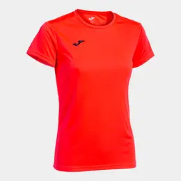 Women's T-shirt Combi Woman Shirt S/S Coral Fluor