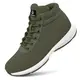 GIESSWEIN Wool Sneaker High Top Men - Merino Winterschuhe für Herren, warm gefütterte Schneestiefel, Winter Outdoor Boots aus Merinowolle