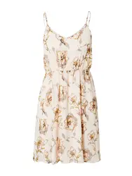 ABOUT YOU Kleid ''''Gesa'''' creme / dunkelbeige / braun / weiß