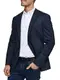 JEFF Herren Oscar Sakko mit Stretch   Anzugjacke Jackett Herrenblazer Fischgrätenmuster oder Kariert Herringbone 44