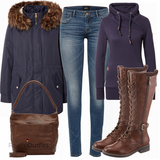 Outfits mit schwarzer Sweatmode image