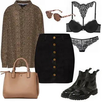 Vegan Outfit mit Schwarz Chelsea Boot/Vintage Stiefelette/Sommerstiefelette/Flache Stiefelette/Lederjacke/Leder Stiefelette/Biker Boot LEMON JELLY "OBJECT Shirt"