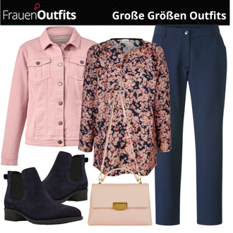 Outfit mit Schwarz Stiefel ESPRIT "Business Outfit für Mollige"