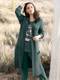 Longstrickjacke grün MIAMODA