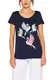 ESPRIT Damen 049EE1K039 T-Shirt, Blau (Navy 400), Medium (Herstellergröße: M)