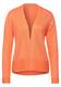 Street One Damen Strickjacke mit Lochmuster in Orange