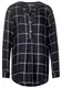 Street One Damen Lange Bluse im Karo-Design in Blau