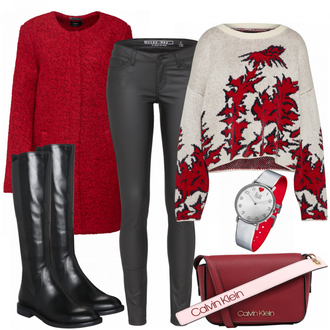 Outfit mit Blau Stiefel Vagabond Shoemakers "AutumnLeaves"