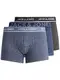 JACK & JONES Male Boxershorts 3er-Pack Denim MNavy Blazer