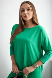 Oversize blouse green