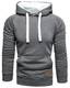 Amaci&Sons Herren Basic Kontrast Kapuzenpullover Sweatjacke Pullover Hoodie Sweatshirt 1-04027 Anthrazit M