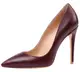 AOOAR Damen High Heel Klassische Weinrot PU Büro Pumps EU 38