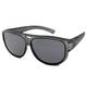 ActiveSol Design ÜBERZIEH-SONNENBRILLE   Flieger Brille   Sonnen-Überbrille UV400 Schutz   polarisiert   24 Gramm (Grey)