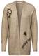 CECIL Damen Cardigan mit Artwork in Braun