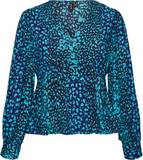blauw Blouse topjes voor dames image