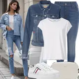 Feest Outfits met Spijkerjassen image