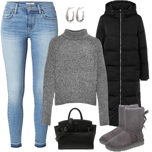 Grau/Hellgrau/Dunkelgrau/Braun Klassischer Stiefel/Lammfell Stiefel/Winter Stiefel Lammfell Winterstiefel/Wattierte Stiefel/Schneestiefel/Winter Stiefelette/Winterschuh UGG kombinieren mit Weiß/Dunkelgrau/Grau/Silber/Beige Schmuck Creole/Ohrclip Pilgrim