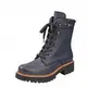 Dunkelblaue Stiefel mit Schnürung