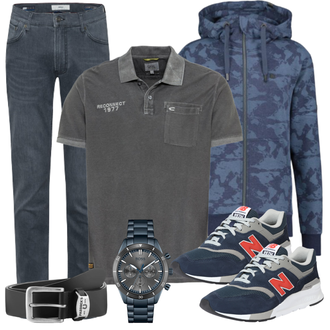 Logoprint Outfit mit New Balance "Freizeit Outfit"