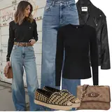 Narandžaste Kožne Jakne Outfiti image