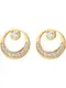CHRIST Ohrstecker gold / transparent