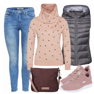 Outfit mit Beige Sneaker Kangaroos "Lili"