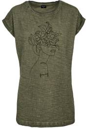 Women's Olive Fruit T-Shirt One Line
