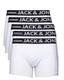 JACK & JONES Herren 5er Pack Boxershorts Mix Unterwäsche Mehrpack,#5er Pack White Ohne Wäschesack,M