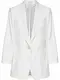 Weiße Oversize Blazer