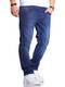 Rello & Reese Herren Jeans Straight Fit Denim Hose Regular Stetch JN-221 [Blau-6, W32/L32]