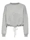 ONLY Sweatshirt ''''Square'''' hellgrau