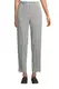 Jacquard Jersey-Schlupfhose im Tapered Fit, SPORT KNIT, Damen, Größe: S Normal, Grau, by Lands'''' End, Nebelgrau District Plaid