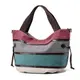 LOSMILE Damen Leinwand Handtasche Schultertasche Henkeltaschen Umhängetasche Hobo Shopper Tasche Tragetasche Strandtasche Schulranzen. (Violett)
