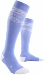 Women's compression knee-high socks Animal Sky/White