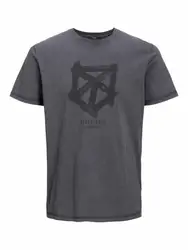 JACK & JONES T-Shirt anthrazit / basaltgrau