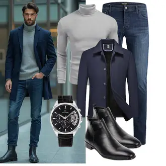 Casual Hochzeit Outfit "Business Outfit"Look: Casual, Stil, Business, Hochzeit, Abendessen, Bar, Wasen