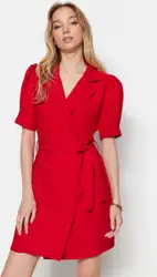 Trendyol Vrouwen Standaard mouw Cache-coeur Blazerjurk Jurk