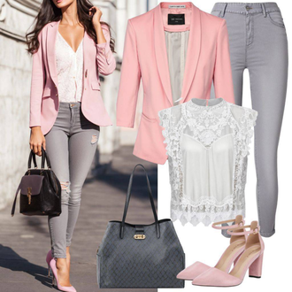 Été tenues avec Rose Veste en cuir pour hommes/Blazer Boyfriend/Blazer Oversize/Blazer Long/Veste en Cuir pour Homme/Blazer Élégant/Veste de Blazer/Blazer Court/Blazer Chemisier Pieces "Combinaisons élégantes pour les loisirs"