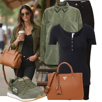 Kombinacije za bucmaste Ured sa Crna/Plava/Tamnoplava Majica I Top Veći Broj/Bluza Veći Broj Pieces "Moderna kombinacija za slobodno vrijeme"Look: Seksi, Francuske, Ured, Babydoll, Besprijekorno