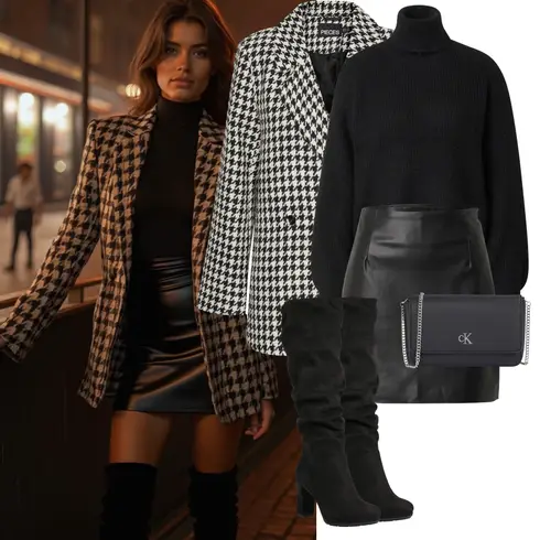 Comment poter Noir Jupe en Similicuir/Jupe en Cuir Jupe Mini en Cuir/Jupe en Cuir Edited avec Noir Jupe en Similicuir/Jupe Mini en Cuir/Jupe en Cuir Edited