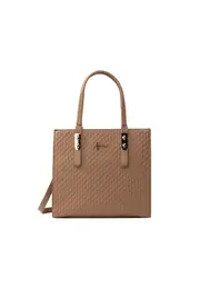 Shopper torba tamno bež