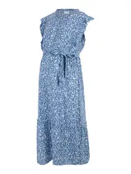 Mamalicious Curve Kleid ''''DEE LIA'''' himmelblau / hellblau / weiß