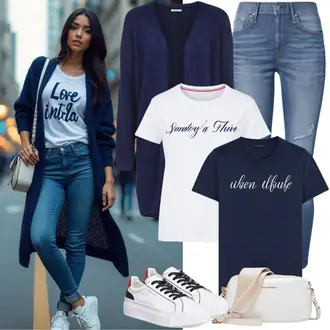 Outfit "Šareni outfit za proljeće"